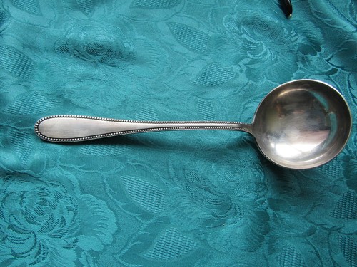 Louche métal argenté - louche, en